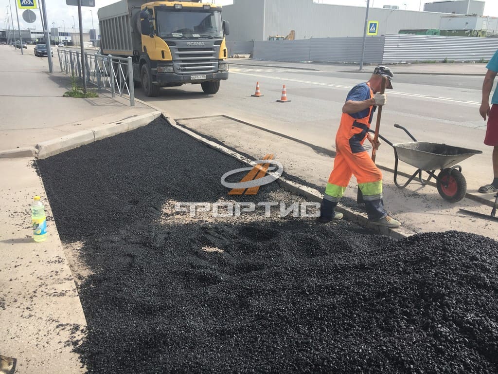 Ремонт асфальтового покрытия в Санкт-Петербурге - Фортис